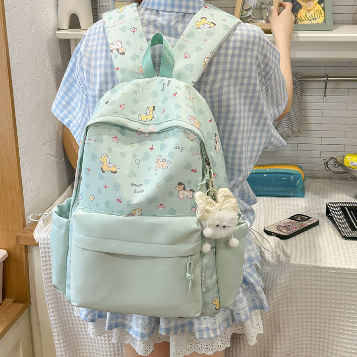 Cute Character Print Backpack Kalsten 1791205506