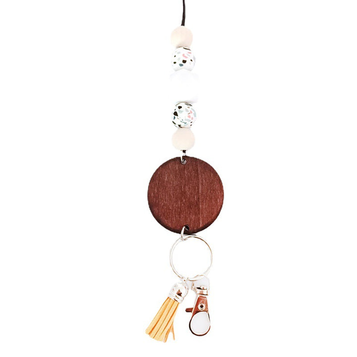 Wooden Beaded Keychain Holder Kalsten