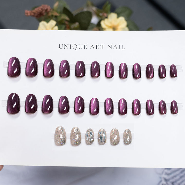 High Shine Press-On Nail Art