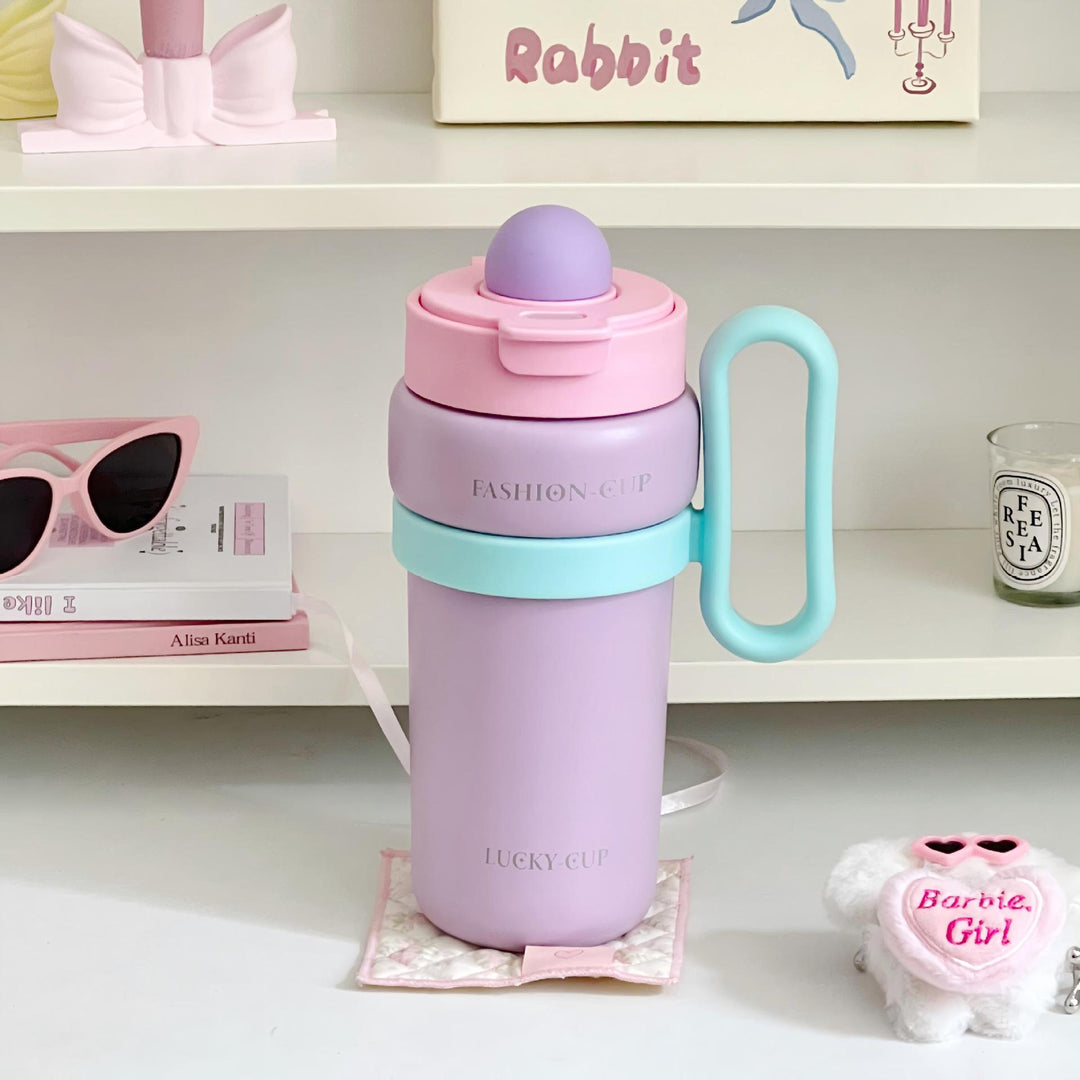 Ladies Multifunctional Insulated Bottle with Unique Lid Kalsten
