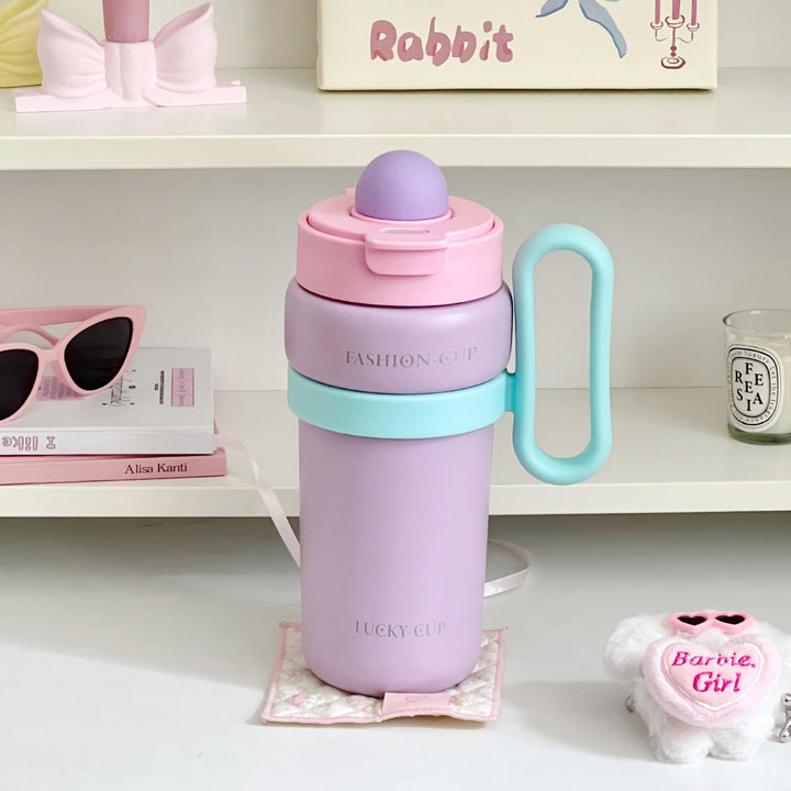 Ladies Multifunctional Insulated Bottle with Unique Lid Kalsten