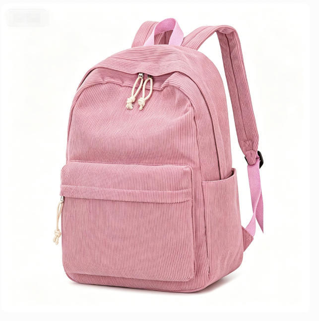 Stylish Corduroy Backpack Kalsten