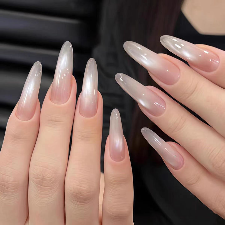 Star-Patterned Elegant Press-On Nail Set Kalsten