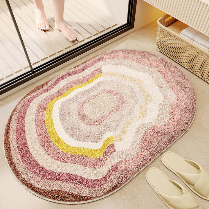 Artistic Plush Bath Mat