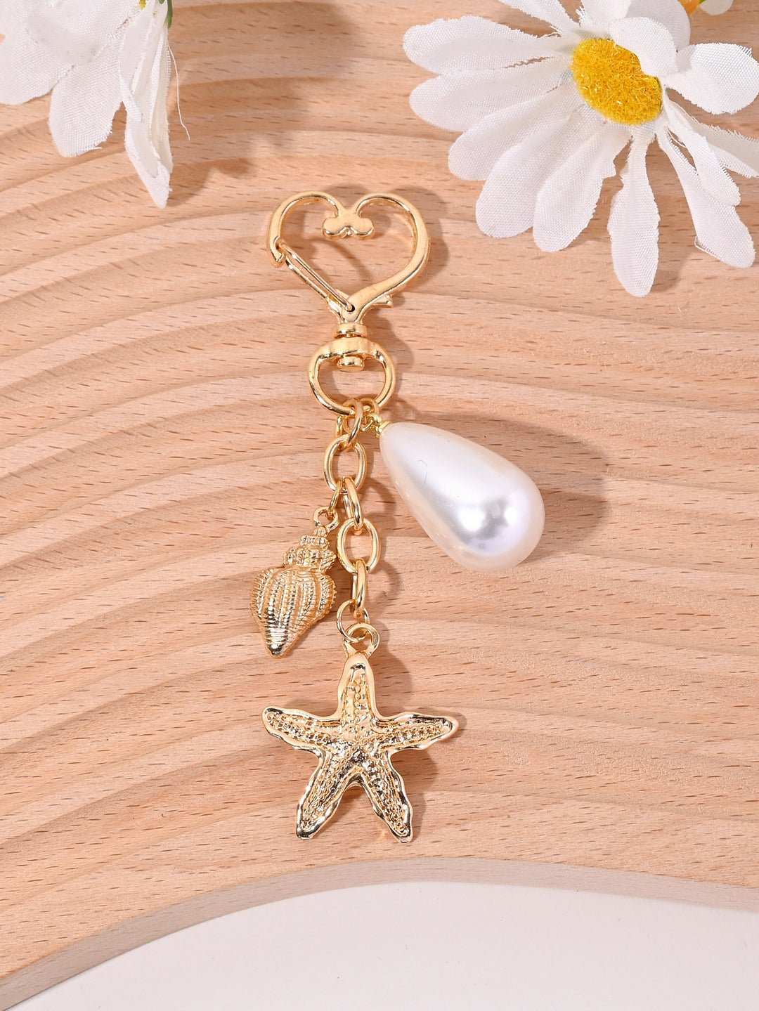 Keychain with Maritime Star Motif Kalsten