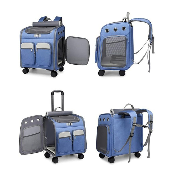 Practical trolley backpack bag with multifunctional compartments Kalsten