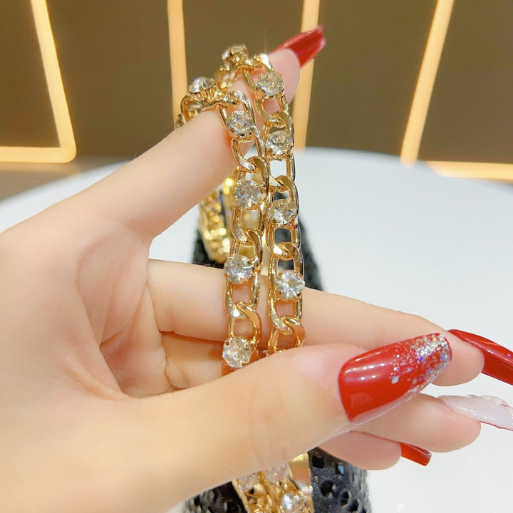 Elegant Rhinestone-Embellished Evening Handbag