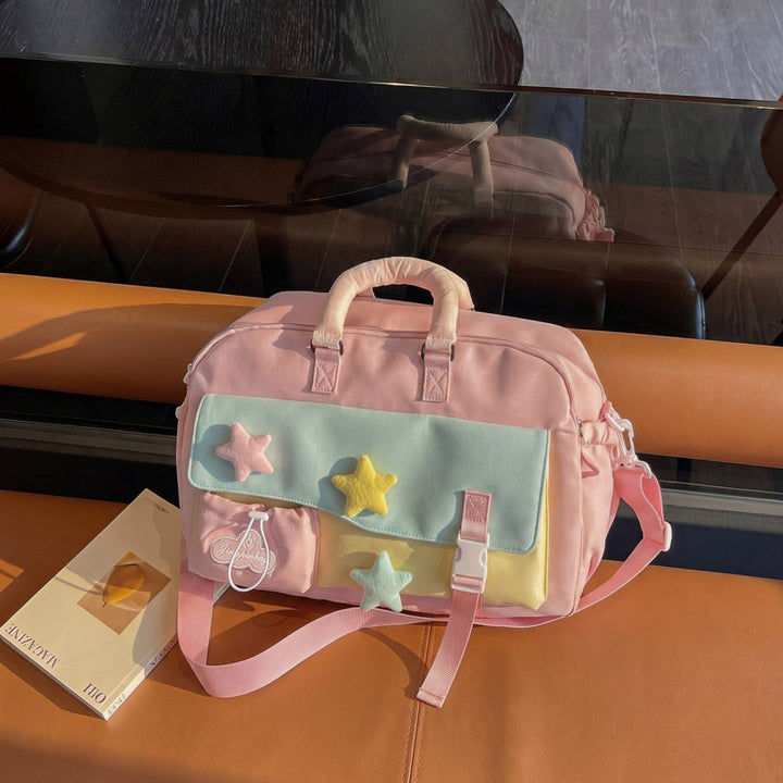 Decorative Star-Appliqué Travel Bag Kalsten