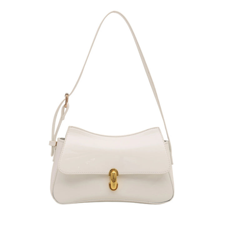 Elegant Structured Patent Leather Handbag