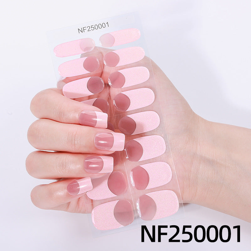 Elegant Floral Gel Nail Wraps