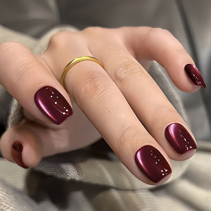 Decorative Heart Design Press-On Nails Kalsten