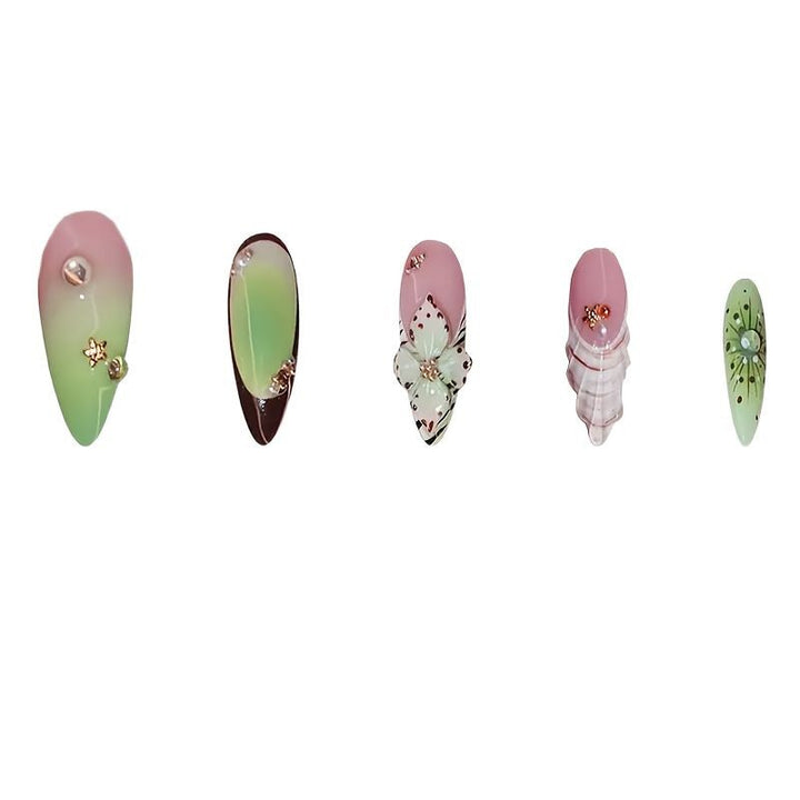 Floral Decorative Nail Art Enhancements Kalsten