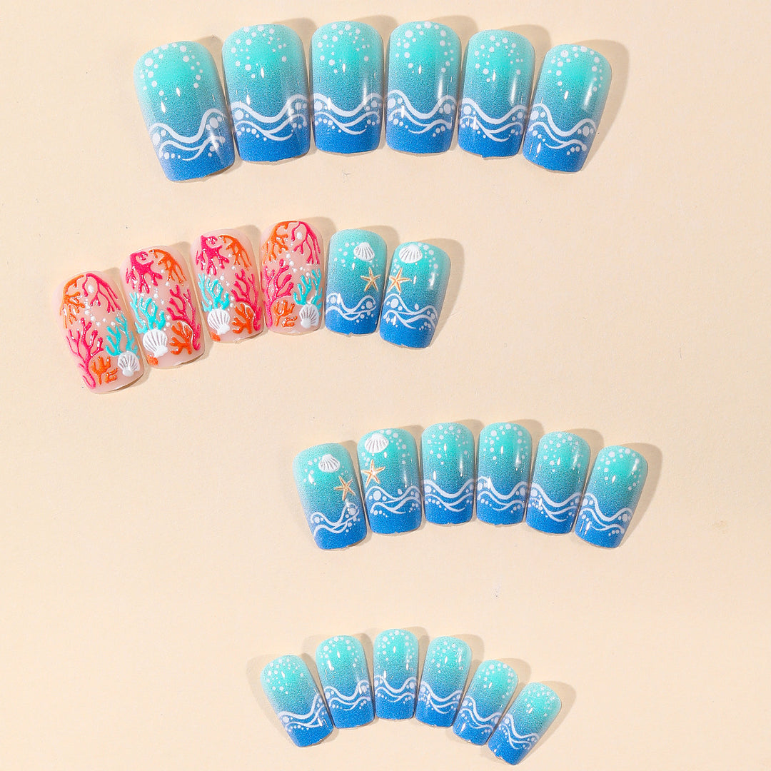 Ocean-Inspired Nail Art Decoration Set Kalsten