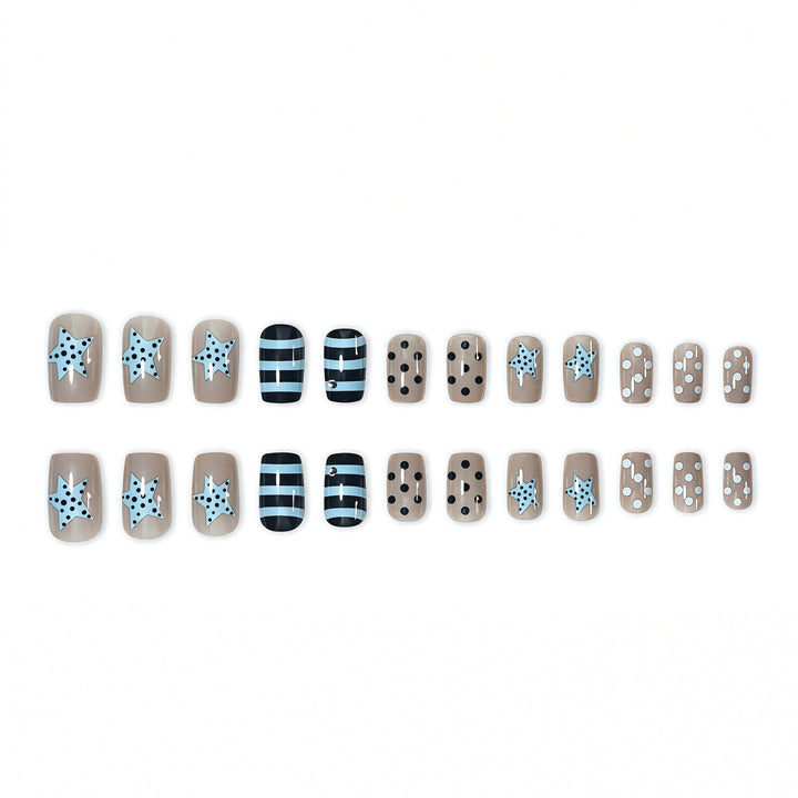Artistic Press-On Nail Design Kalsten