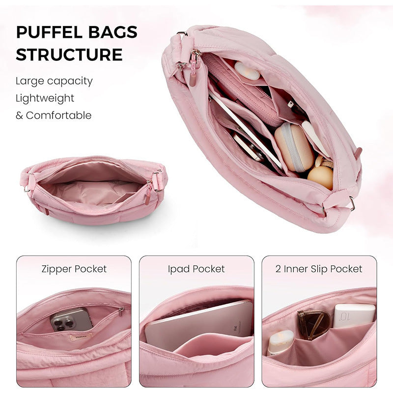 Practical shoulder bag with padded shoulder strap Kalsten