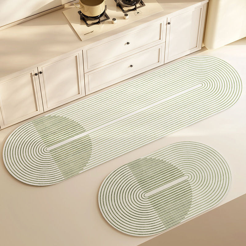 Modern Geometric Kitchen Runner Mat