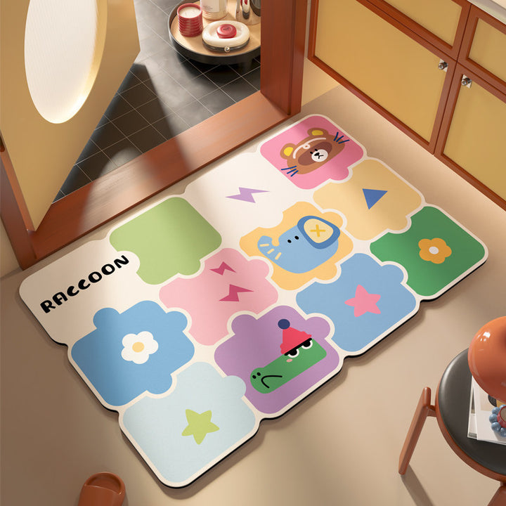 Artistic Colorful Doormat Kalsten