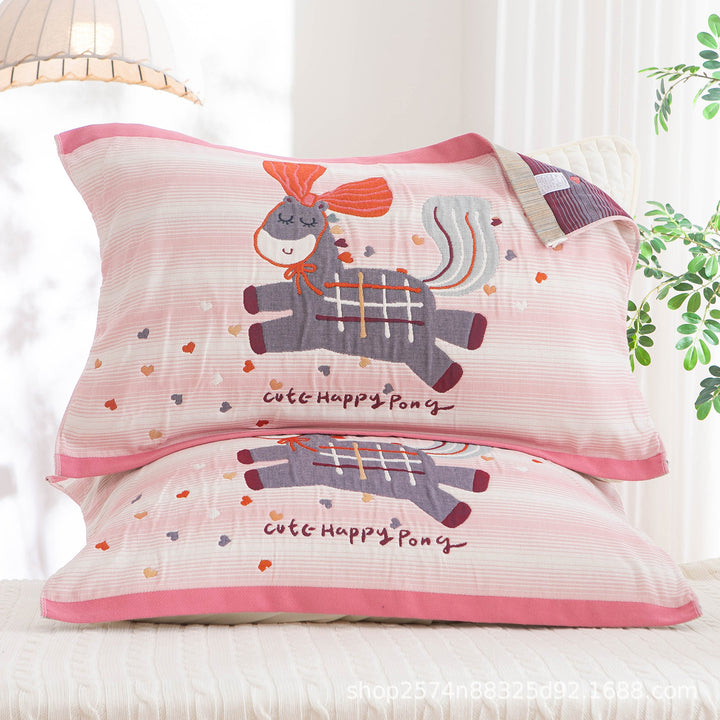 Women's pillowcase with cute horse motif Kalsten