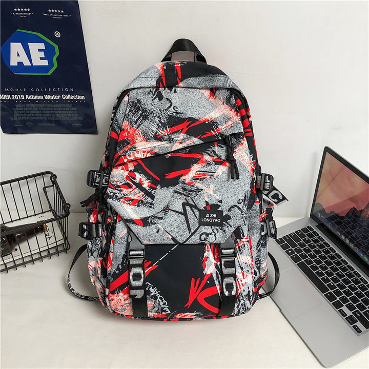 Stylish Graphic Print Backpack Kalsten