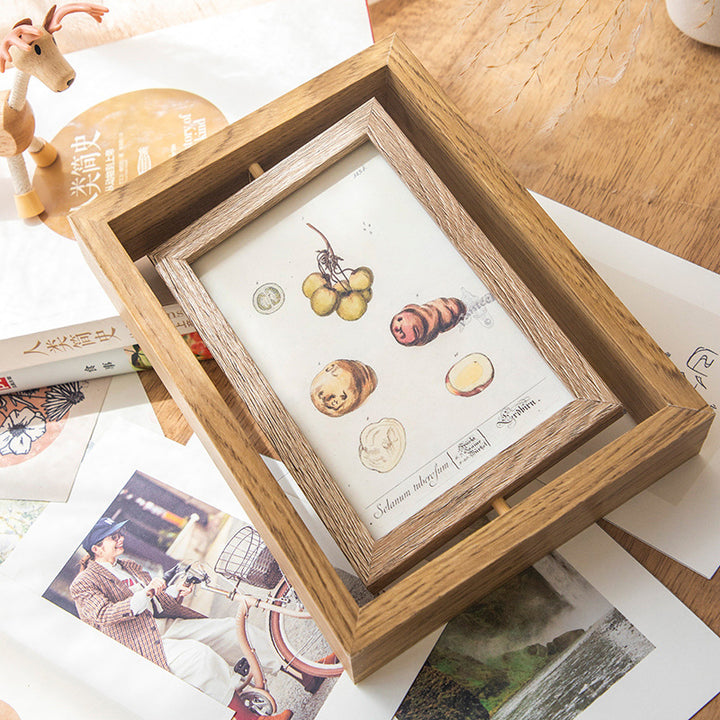 Chic Wooden Photo Display Stand