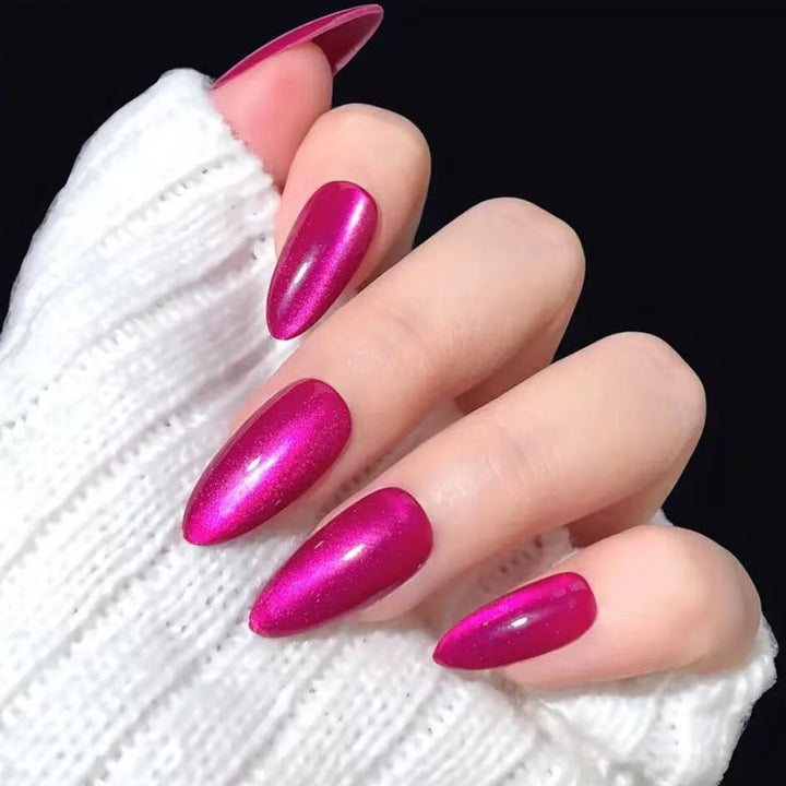 Long-Lasting Glossy Press-On Nail Set Kalsten