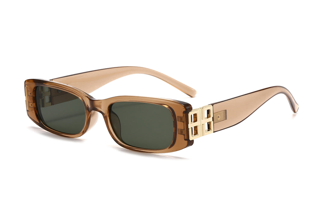 Ladies' fashionable sunglasses with luxurious gold-colored accent Kalsten