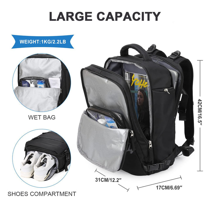 Versatile Multi-Functional Travel Backpack Kalsten