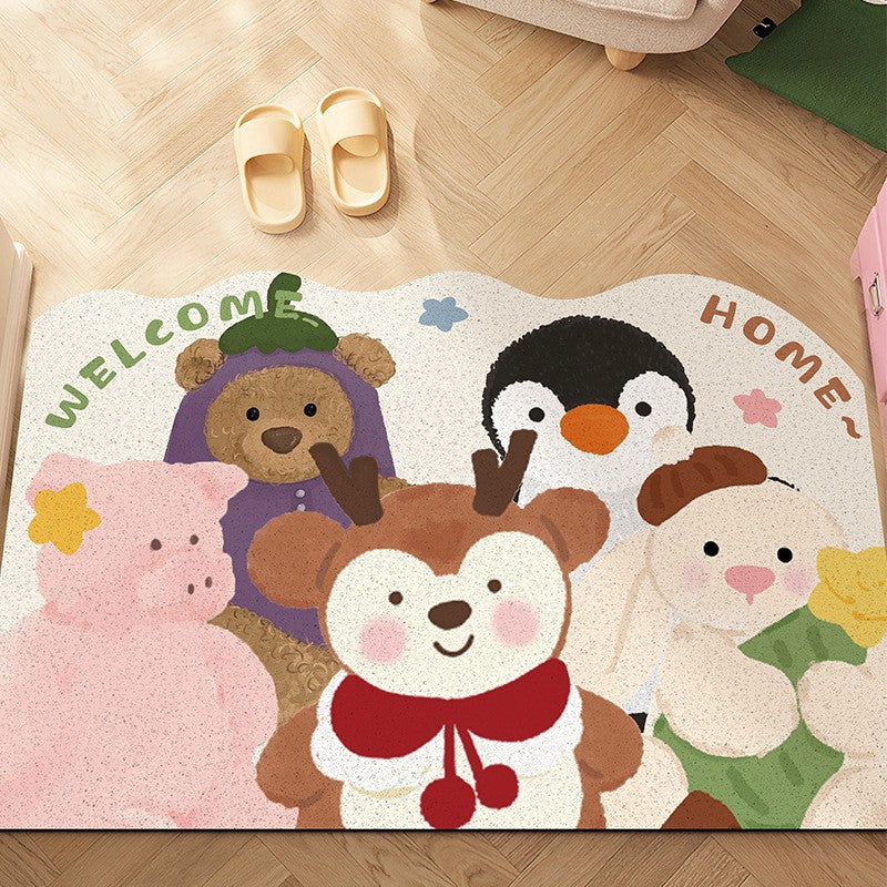 Cozy Cartoon Welcome Mat Kalsten