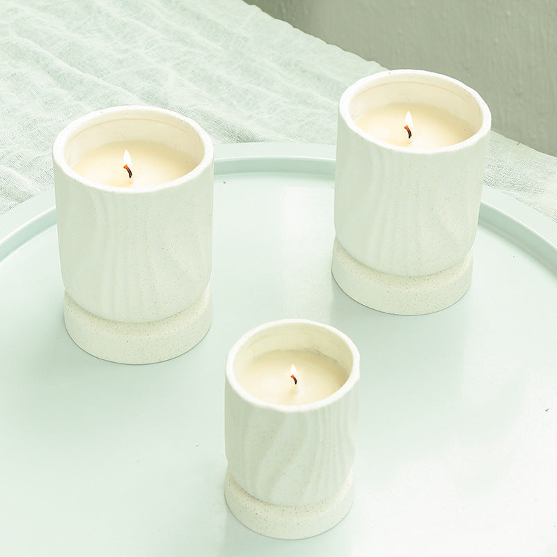Decorative Textured Candle Holder Kalsten