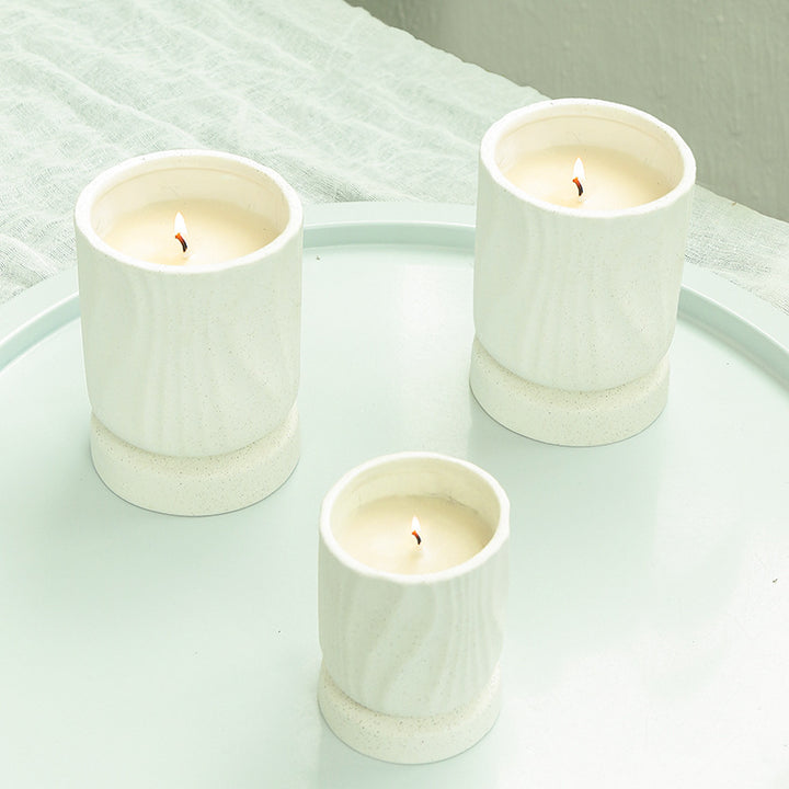 Decorative Textured Candle Holder Kalsten