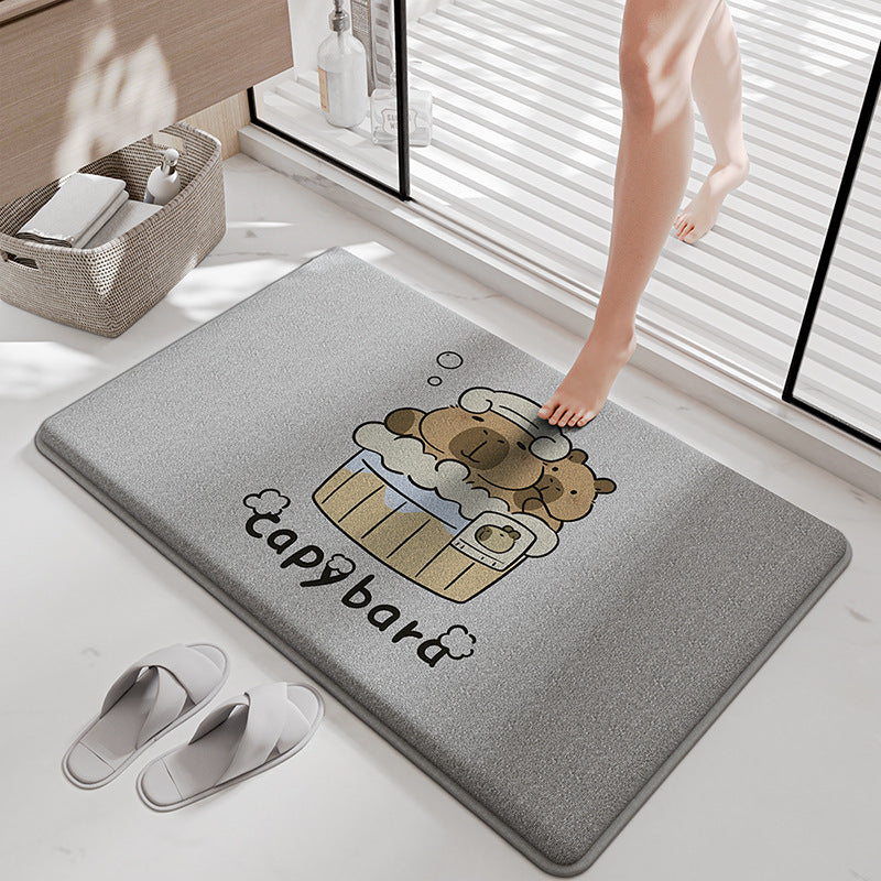 Funny Cartoon Bath Mat Kalsten