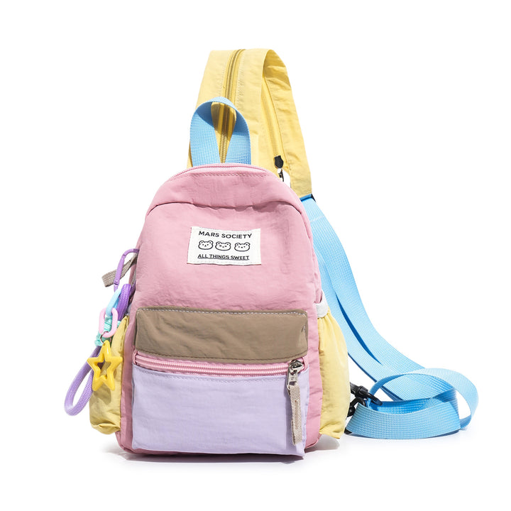 Color-Block Casual Backpack Kalsten