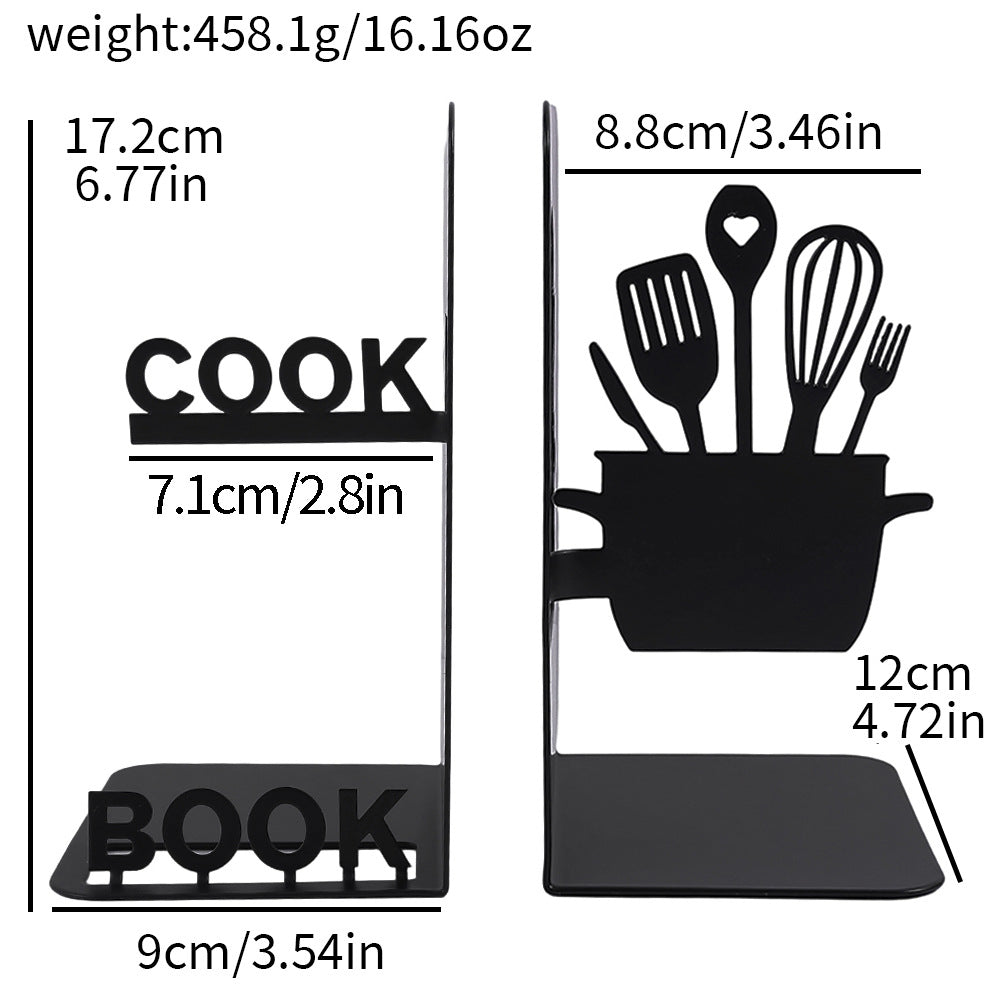 Artistic Metal Bookends  1789402241