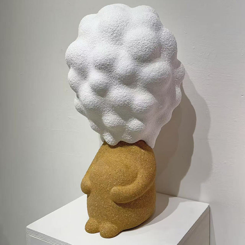 Creative Cloud-Shaped Decorative Sculpture
