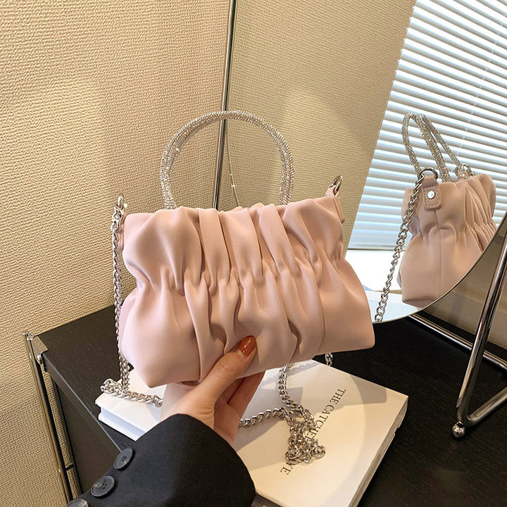 Elegant Ruched Handbag