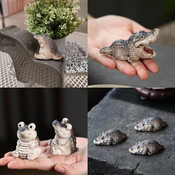 Decorative Crocodile Figurine Kalsten