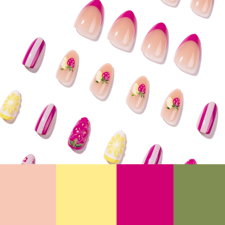 Artful Nail Art with Fruity Design Kalsten