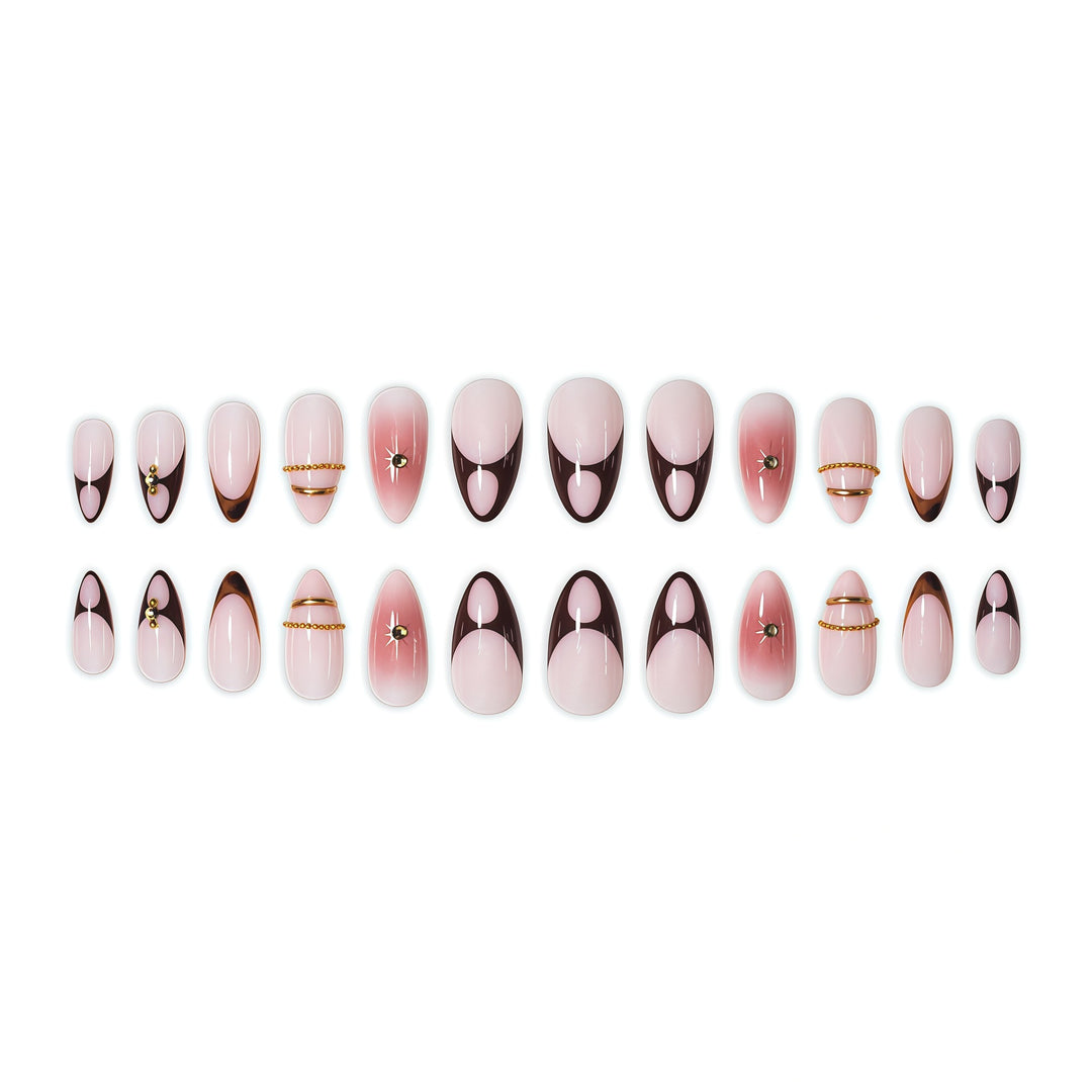 Glamorous Decorative Press-On Nail Art Kalsten
