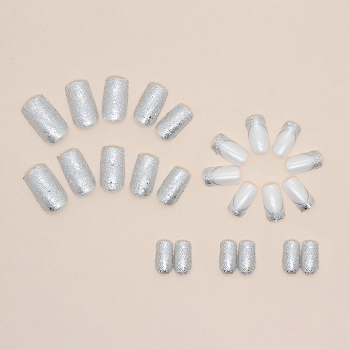 Elegant Crystal Accent Press-On Nail Tips Kalsten
