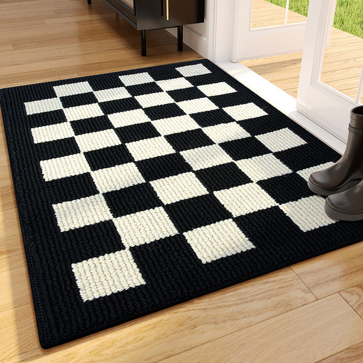 Geometric Patterned Entrance Mat
