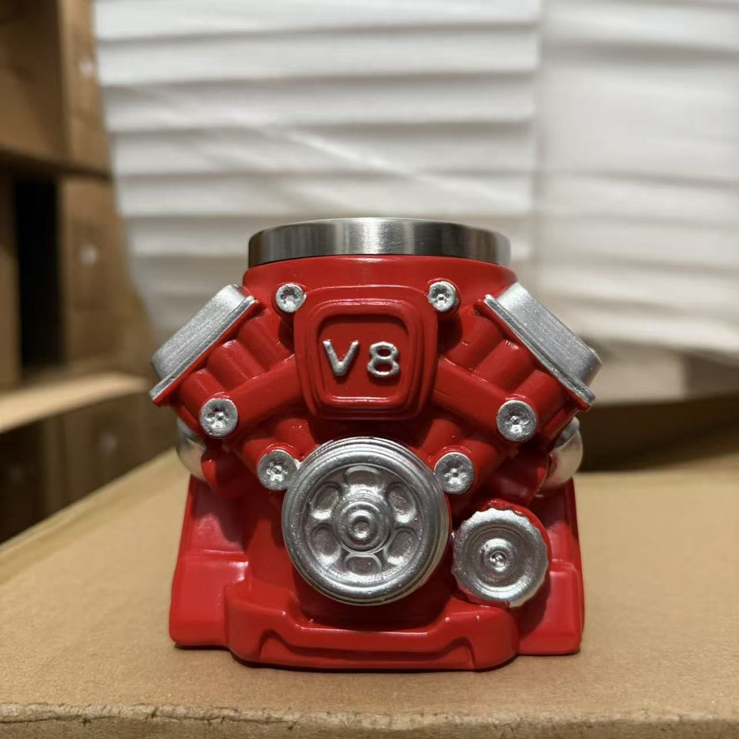 V8 Engine-Themed Coffee Mug Kalsten