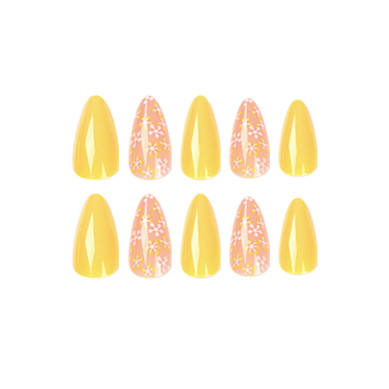 Artistic artificial nails with floral design Kalsten
