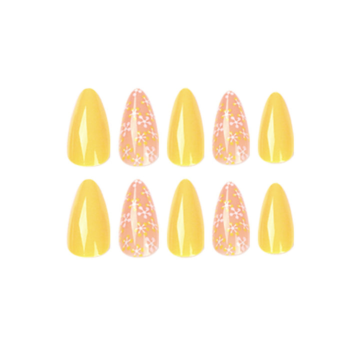 Artistic artificial nails with floral design Kalsten