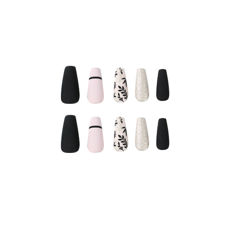 Artful Nail Extensions with Elegant Decoration Kalsten