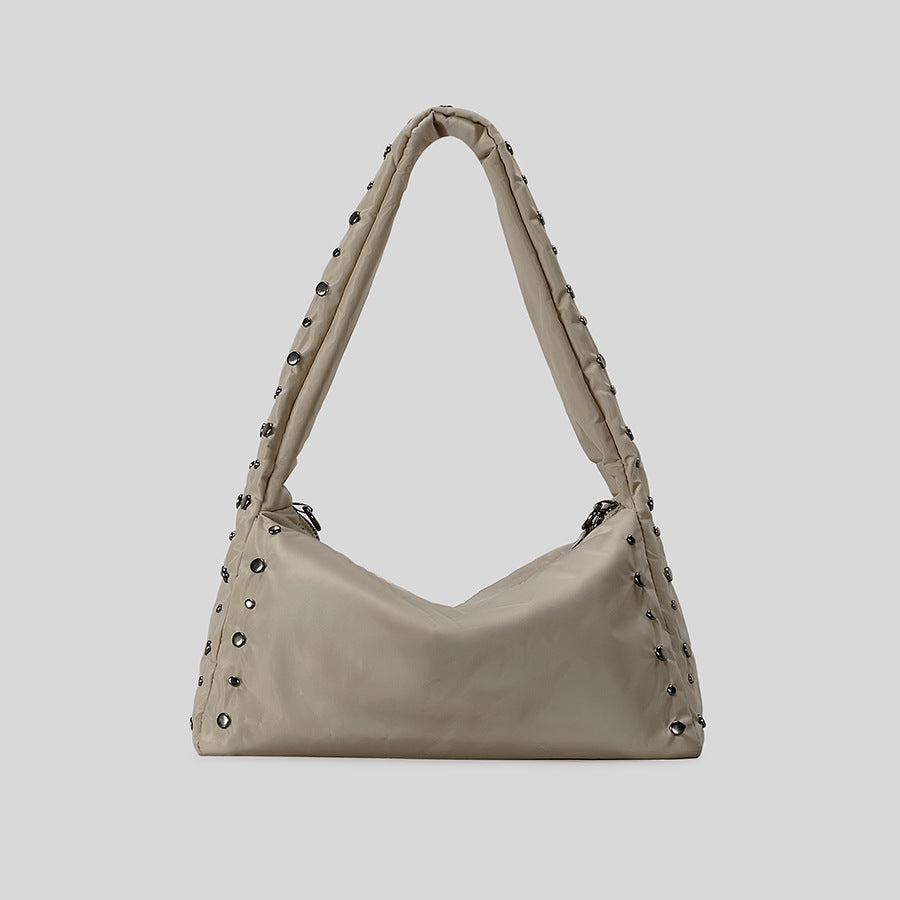 Studded Hobo Bag