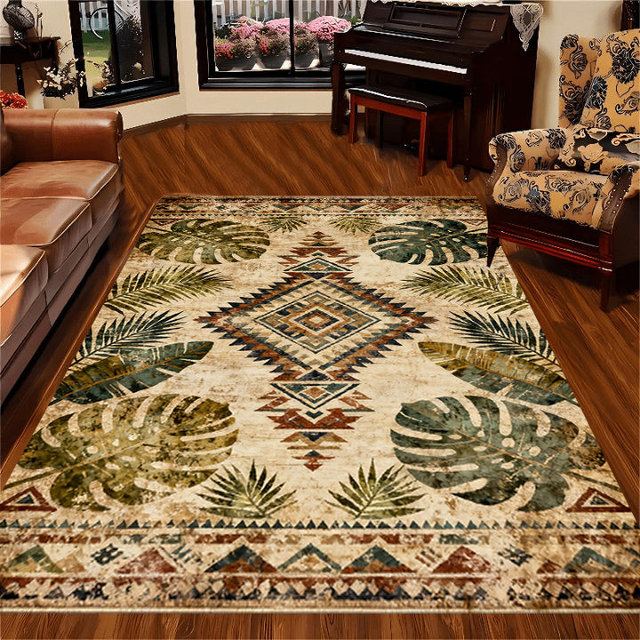 Vintage-Inspired Botanical Area Rug