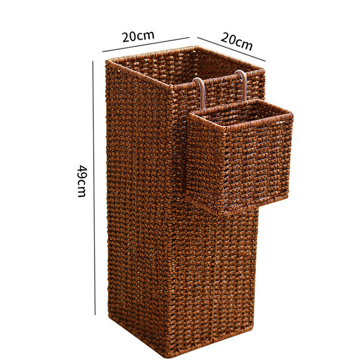 Hexagonal Decorative Wicker Storage Container Kalsten