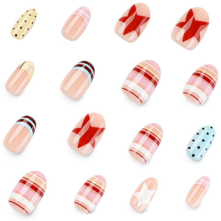 Artful Nail Art with Colorful Design Kalsten