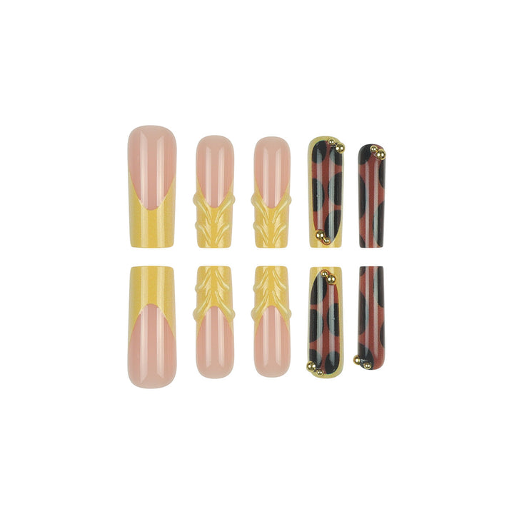 Premium Ornate Stiletto Press-On Nails Kalsten