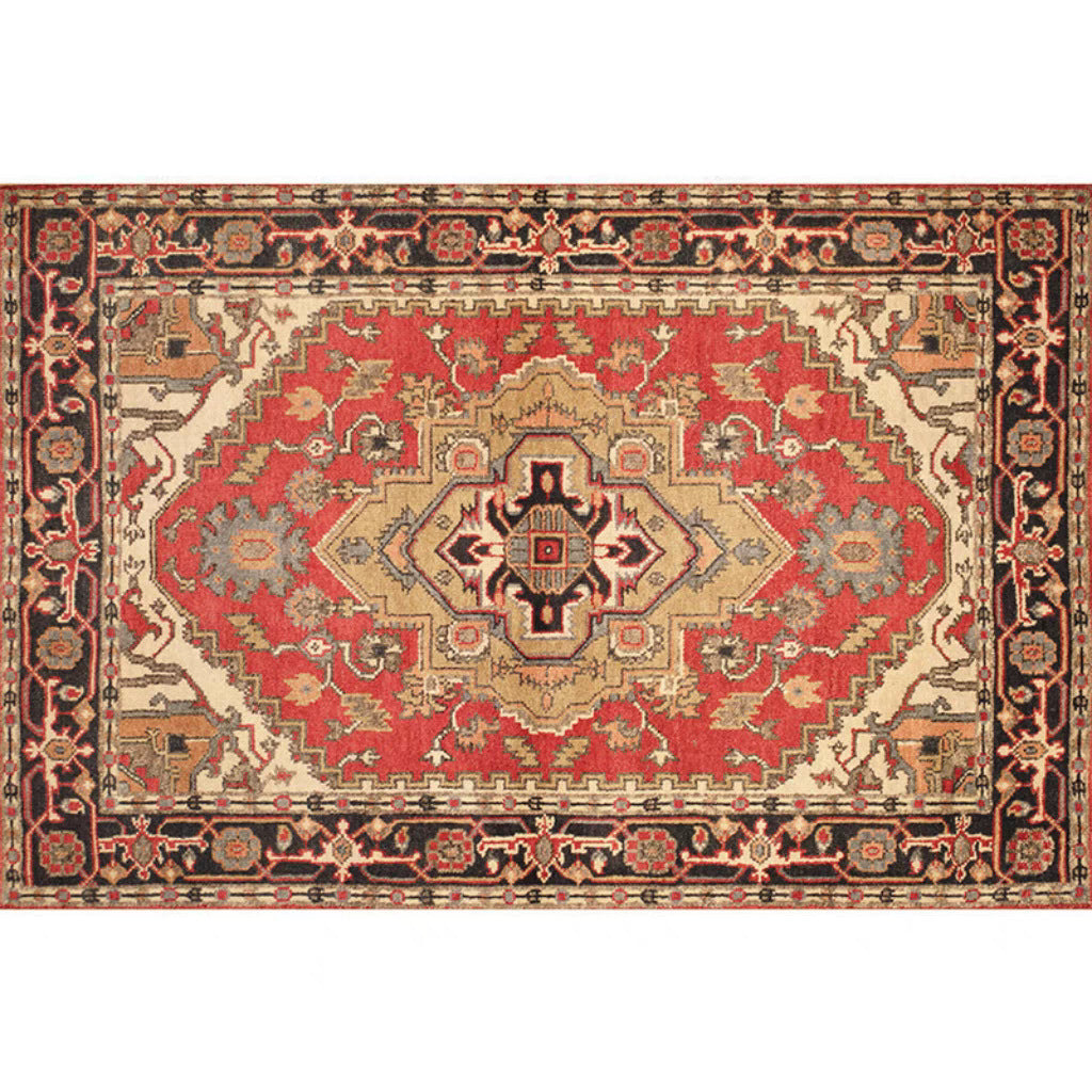 Ornate Persian Style Area Rug Kalsten